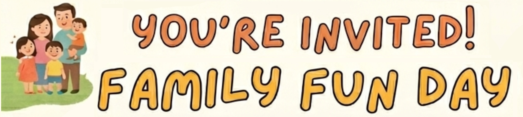 Family Fun Day Banner